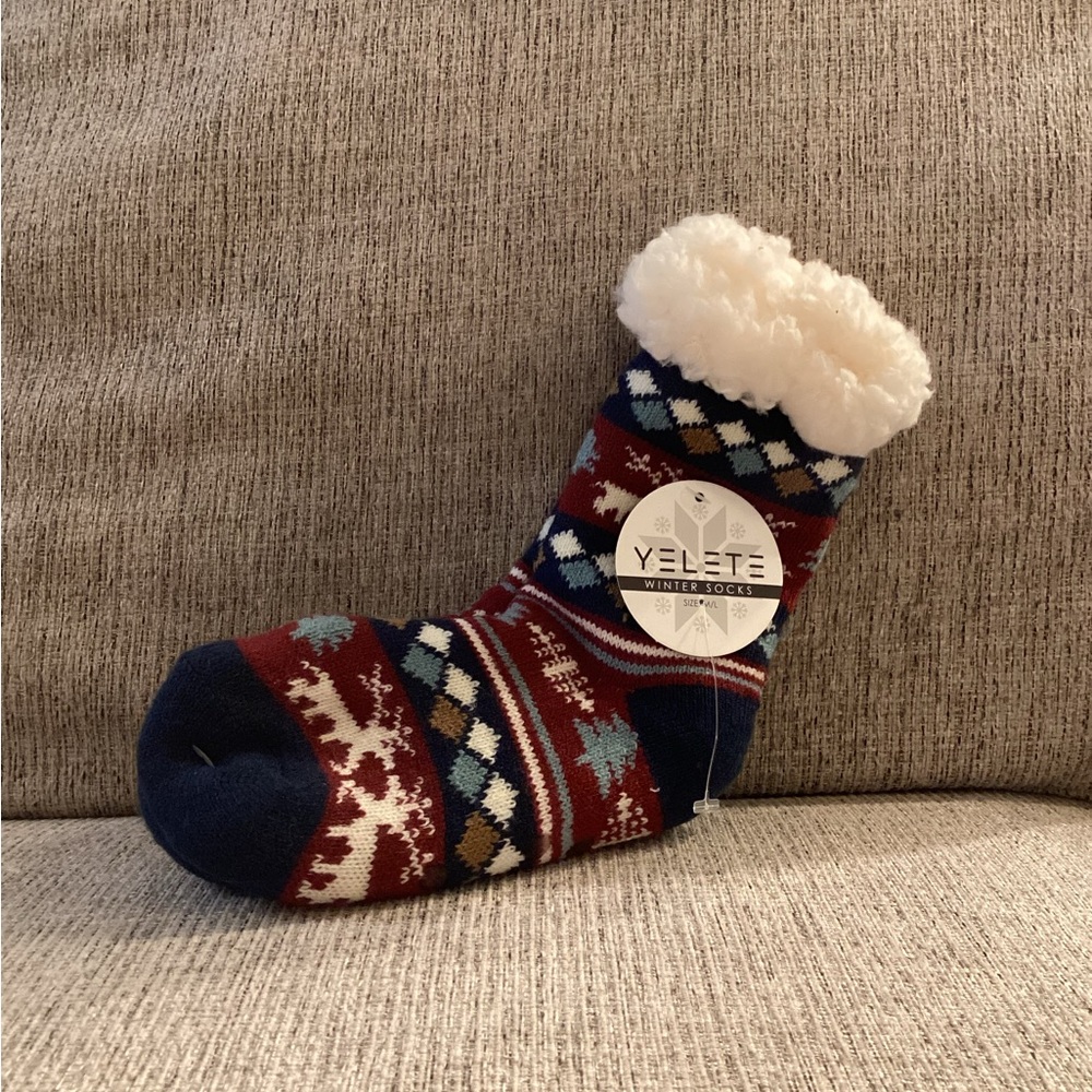 Kids Yelete Winter Socks with Fleece Lining